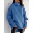 Plus Size, Women' Size Chunky Batwing Sweater - Oversized Turtleneck Pullover, Winter Warm Loose Fit Jumper Suitable for Winter, Casual & Dressy Outfits