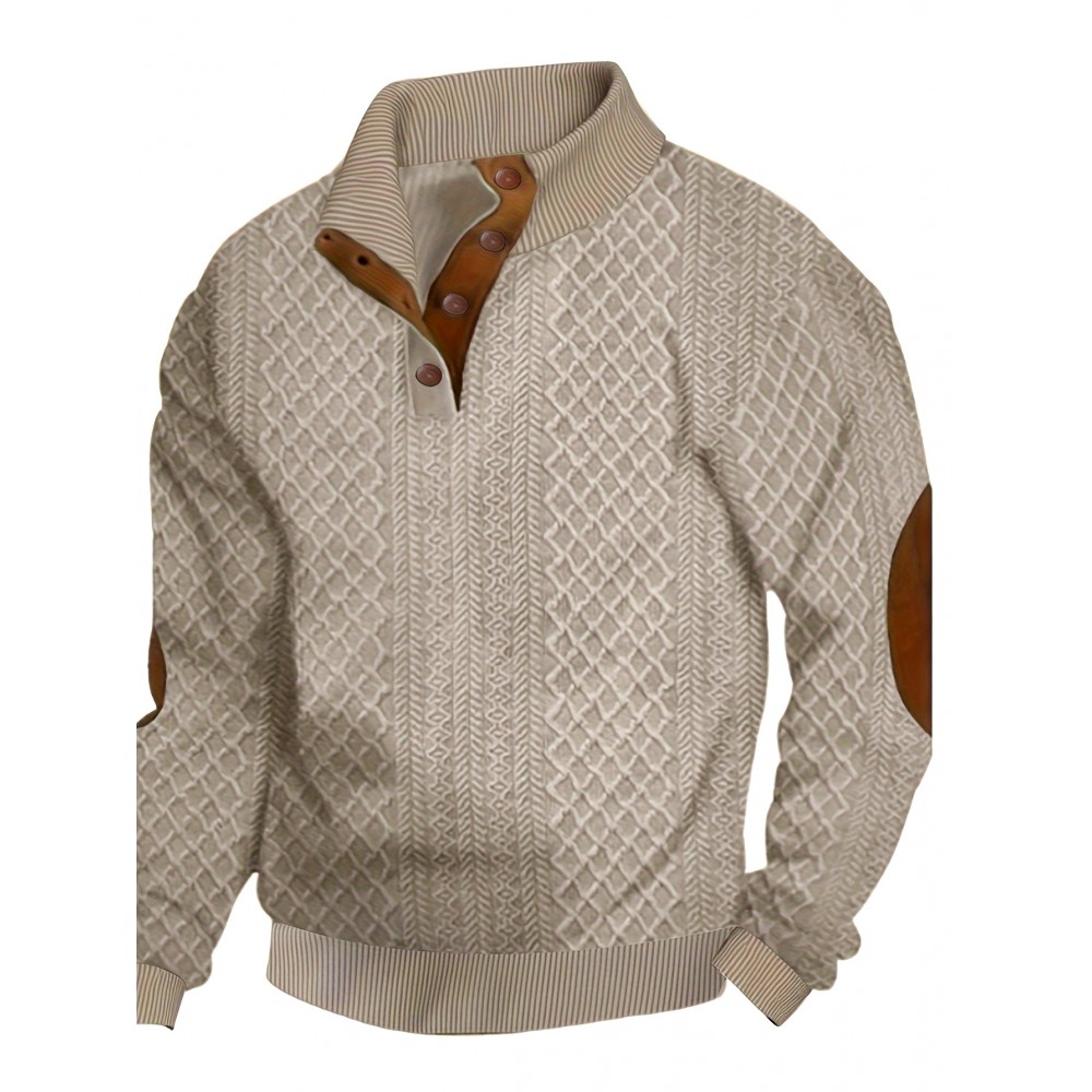 Spring and Autumn Oversized Men's Casual Sweatshirt Jacket, Fashionable Soft Comfortable Outerwear, PLUS SIZE